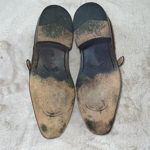 La Curtiembre Monk Strap Suede Dress Shoes - Picture 5 of 10